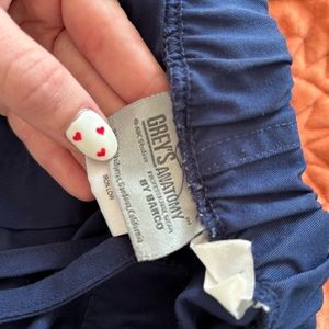 Size XS navy blue scrub bottoms